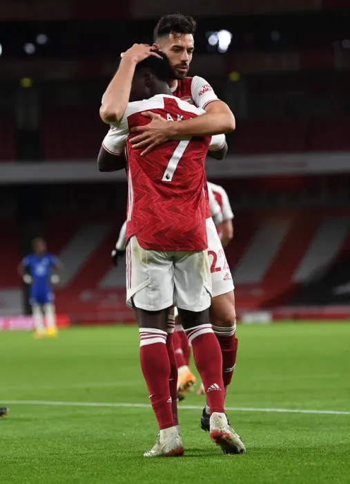 Framed Print : Bukayo Saka's Triple Strike: Arsenal's Victory over Chelsea (2020-21) Framed Print : Bukayo Saka's Triple Strike: Arsenal's Victory over Chelsea (2020-21)