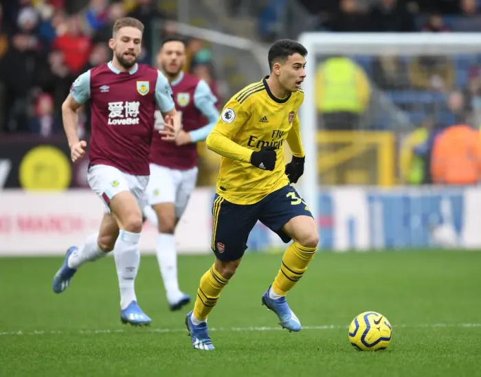 Framed Print : Burnley vs Arsenal: Gabriel Martinelli Clashes with Charlie Taylor in Premier League Showdown Framed Print : Burnley vs Arsenal: Gabriel Martinelli Clashes with Charlie Taylor in Premier League Showdown