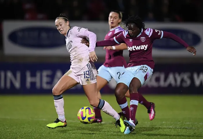 Framed Print : Caitlin Foord Shines: Arsenal Women's Victory Over West Ham United