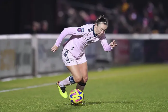 Framed Print : Caitlin Foord Shines: Arsenal Women's Victory Over West Ham United