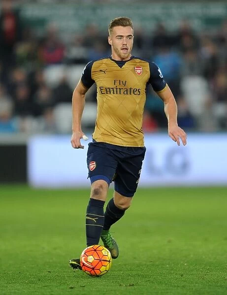 Callum Chambers: In Action Against Swansea City, Premier League 2015-16