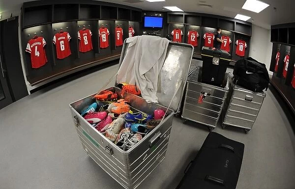 The Calm Before the FA Cup Final: Arsenal's Changing Room, 2014