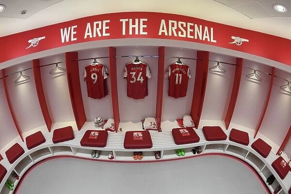 The Calm Before the Storm: Arsenal FC's Changing Room, Arsenal vs. Tottenham Hotspur, Premier League 2022-23