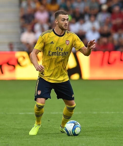 Calum Chambers in Action: Angers vs Arsenal Pre-Season Friendly