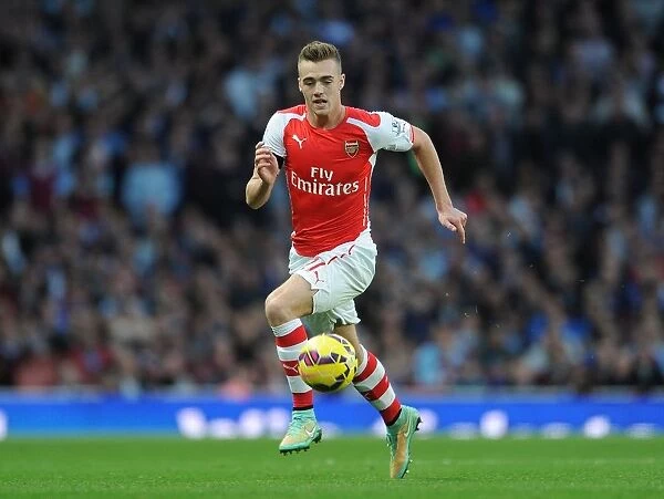 Calum Chambers: In Action for Arsenal Against Burnley, Premier League 2014 / 15