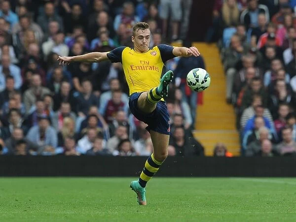Calum Chambers in Action: Arsenal vs. Aston Villa, Premier League 2014-15
