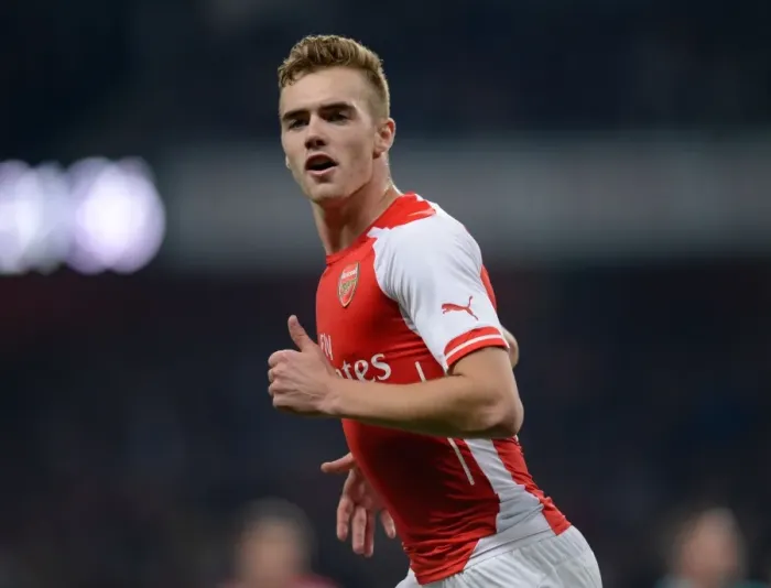 Framed Print : Calum Chambers in Action: Arsenal vs. Southampton, League Cup 2014 / 15 Framed Print : Calum Chambers in Action: Arsenal vs. Southampton, League Cup 2014 / 15