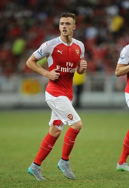 Calum Chambers in Action: Arsenal vs. Everton, 2015 Asia Trophy, Singapore