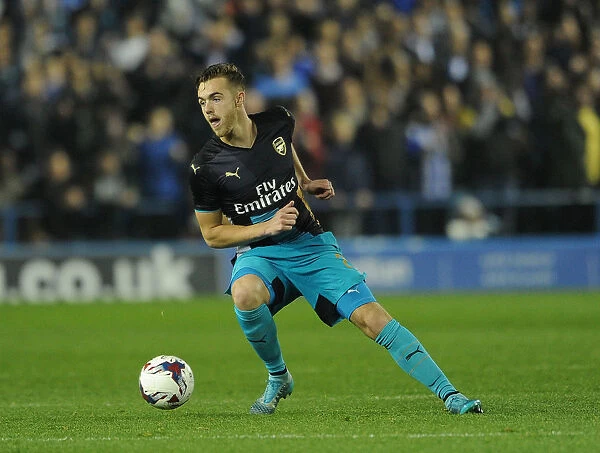 Calum Chambers in Action: Arsenal vs. Sheffield Wednesday, Capital One Cup 2015-16