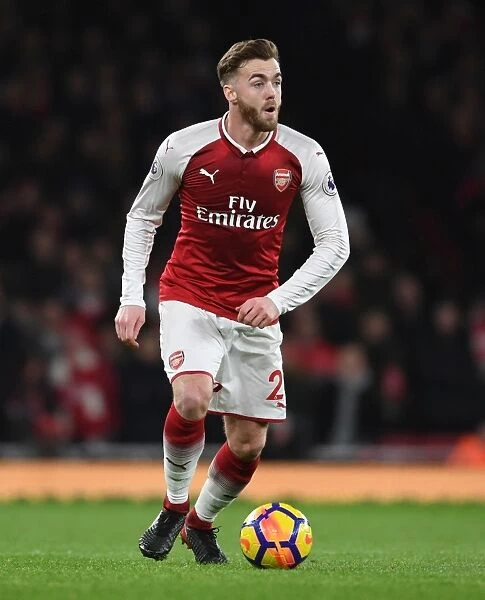 Calum Chambers in Action: Arsenal vs. Chelsea, Premier League 2017-18