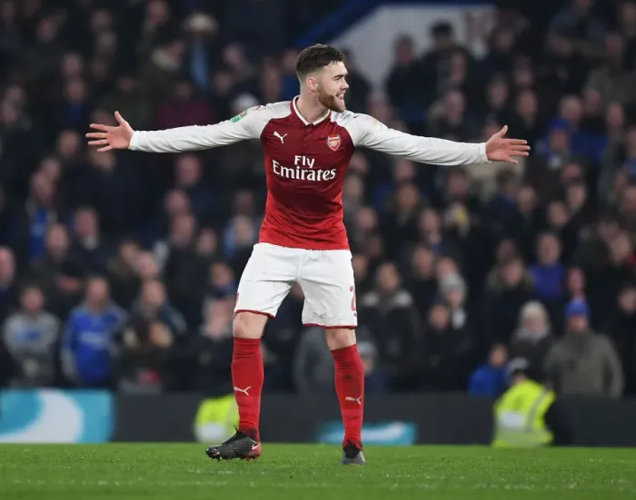 Framed Print : Calum Chambers in Action: Arsenal vs. Chelsea - Carabao Cup Semi-Final Framed Print : Calum Chambers in Action: Arsenal vs. Chelsea - Carabao Cup Semi-Final