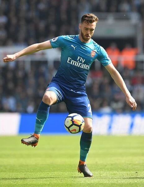 Calum Chambers in Action: Arsenal vs. Newcastle United, Premier League 2017-18