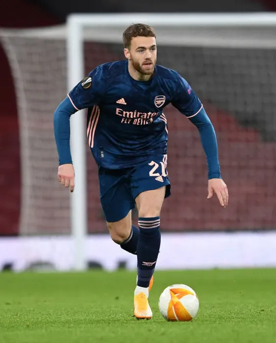 Framed Print : Calum Chambers in Action: Arsenal vs. Rapid Wien, Europa League 2021 Framed Print : Calum Chambers in Action: Arsenal vs. Rapid Wien, Europa League 2021