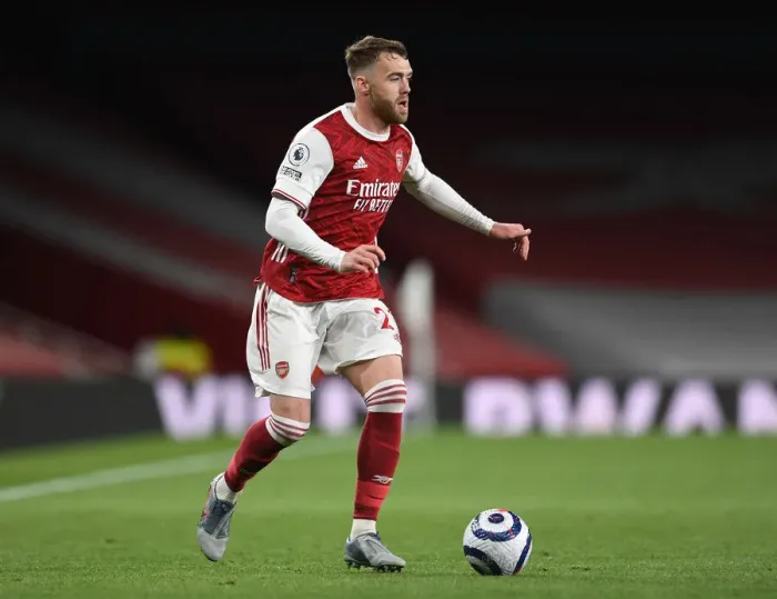 Framed Print : Calum Chambers in Action: Arsenal vs. Everton, Premier League 2020-21 Framed Print : Calum Chambers in Action: Arsenal vs. Everton, Premier League 2020-21