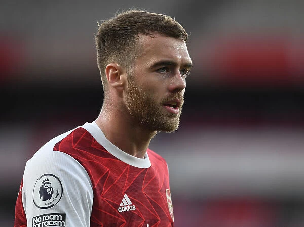 Calum Chambers in Action: Arsenal vs. West Bromwich Albion (2020-21) at Emirates Stadium
