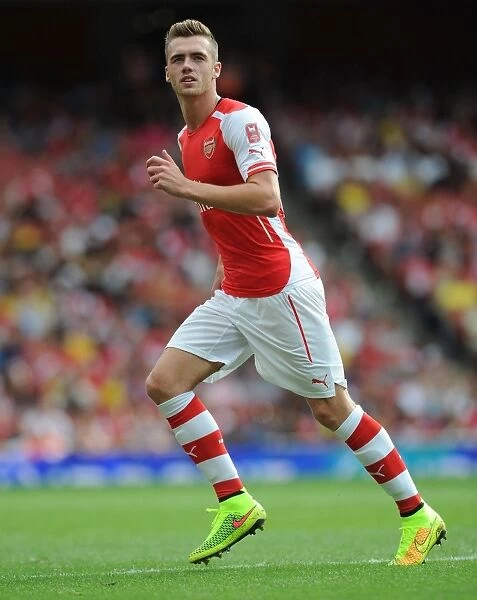 Calum Chambers in Action: Arsenal vs Benfica, Emirates Cup 2014