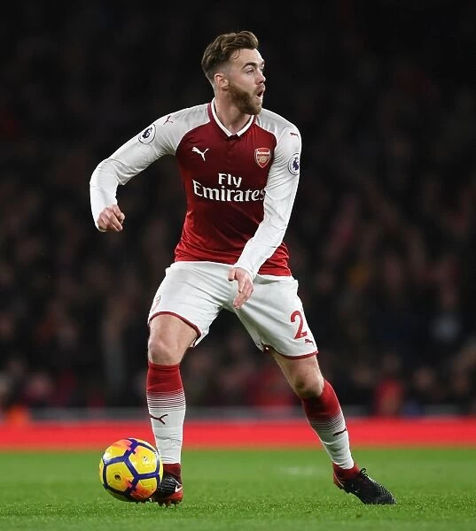 Calum Chambers in Action: Arsenal vs Chelsea, Premier League 2017-18