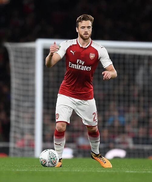 Calum Chambers in Action: Arsenal vs Doncaster Rovers, Carabao Cup 2017-18