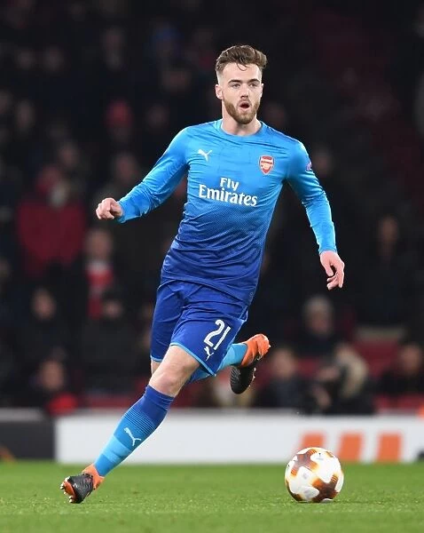 Calum Chambers in Action: Arsenal vs Östersunds FK, Europa League 2017-18
