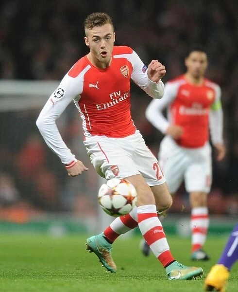 Calum Chambers in Action: Arsenal vs RSC Anderlecht, UEFA Champions League, 2014