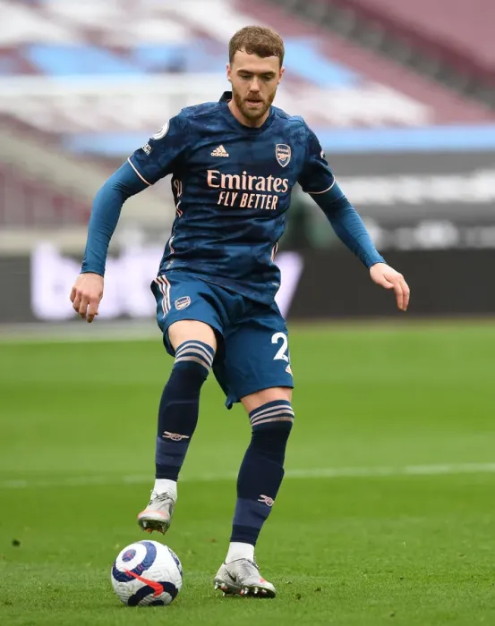 Framed Print : Calum Chambers in Action: Arsenal vs West Ham United, Premier League 2020-21 Framed Print : Calum Chambers in Action: Arsenal vs West Ham United, Premier League 2020-21