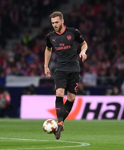 Calum Chambers in Action: Arsenal's Europa League Showdown against Atletico Madrid (2018)