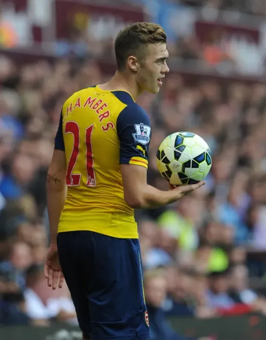 Framed Print : Calum Chambers in Action: Aston Villa vs. Arsenal, Premier League 2014-15 Framed Print : Calum Chambers in Action: Aston Villa vs. Arsenal, Premier League 2014-15