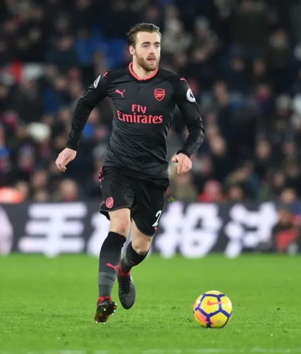 Framed Print : Calum Chambers in Action: Crystal Palace vs. Arsenal, Premier League 2017-18 Framed Print : Calum Chambers in Action: Crystal Palace vs. Arsenal, Premier League 2017-18