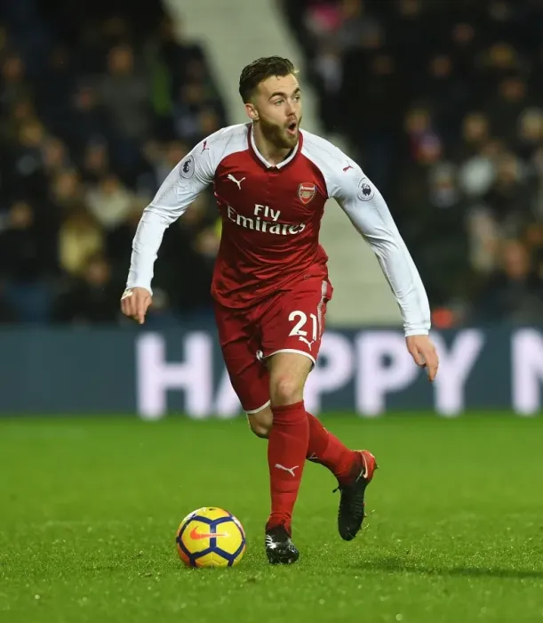 Framed Print : Calum Chambers: In Action Against West Bromwich Albion (2017-18)