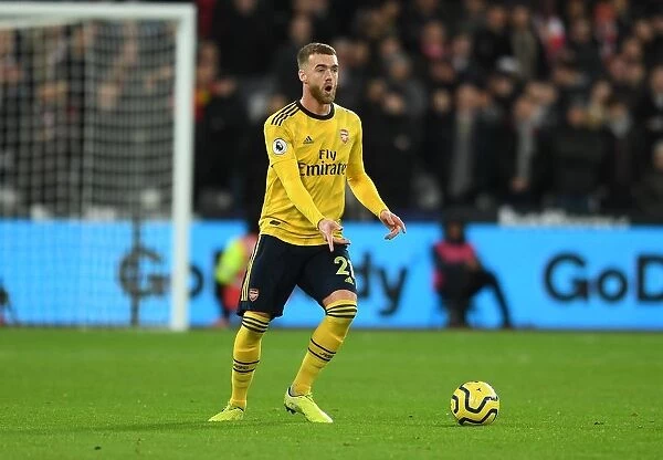 Calum Chambers in Action: West Ham United vs Arsenal FC, Premier League 2019-20
