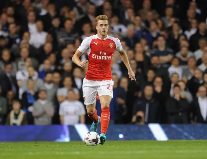 Framed Print : Calum Chambers (Arsenal). Tottenham Hotspur 1: 2 Arsenal. Capital One Cup. 3rd Round Framed Print : Calum Chambers (Arsenal). Tottenham Hotspur 1: 2 Arsenal. Capital One Cup. 3rd Round