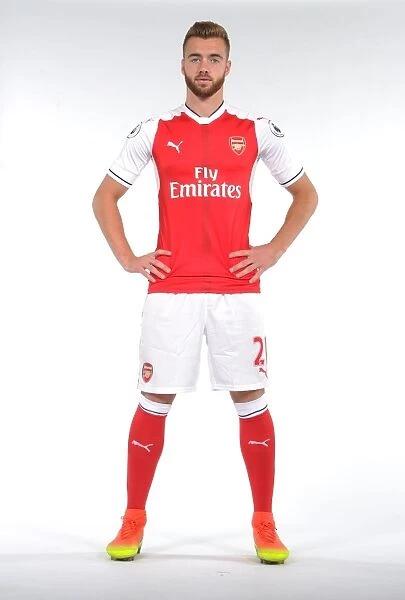 Calum Chambers at Arsenal's 2016-17 First Team Photocall