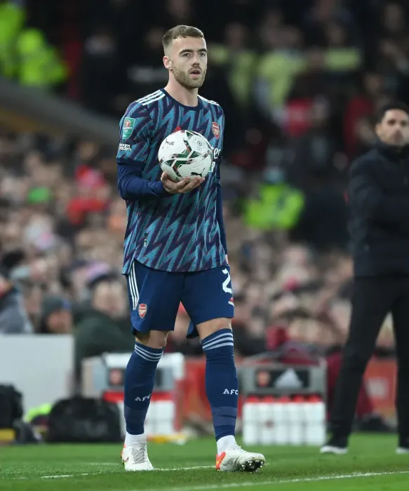 Framed Print : Calum Chambers: Arsenal's Unyielding Defender in Carabao Cup Semi-Final Battle Against Liverpool Framed Print : Calum Chambers: Arsenal's Unyielding Defender in Carabao Cup Semi-Final Battle Against Liverpool