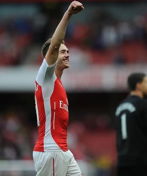 Calum Chambers: Arsenal's Victory Celebration vs Crystal Palace (2014 / 15)
