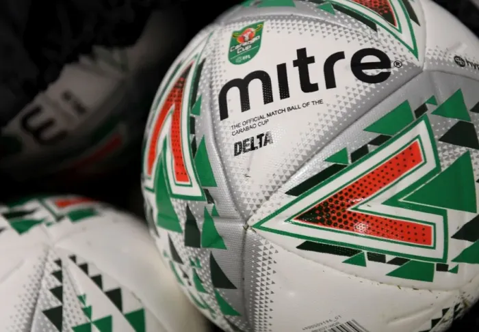 Framed Print : Carabao Cup: Arsenal vs. Norwich City - Mitre Ball at Emirates Stadium