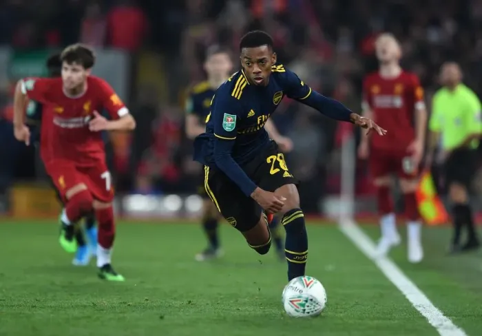 Framed Print : Carabao Cup Showdown: Liverpool vs. Arsenal - Joe Willock's Arsenal at Anfield Framed Print : Carabao Cup Showdown: Liverpool vs. Arsenal - Joe Willock's Arsenal at Anfield