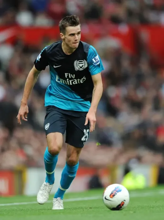 Framed Print : Carl Jenkinson in Action: Manchester United vs. Arsenal, Premier League 2011-12 Framed Print : Carl Jenkinson in Action: Manchester United vs. Arsenal, Premier League 2011-12