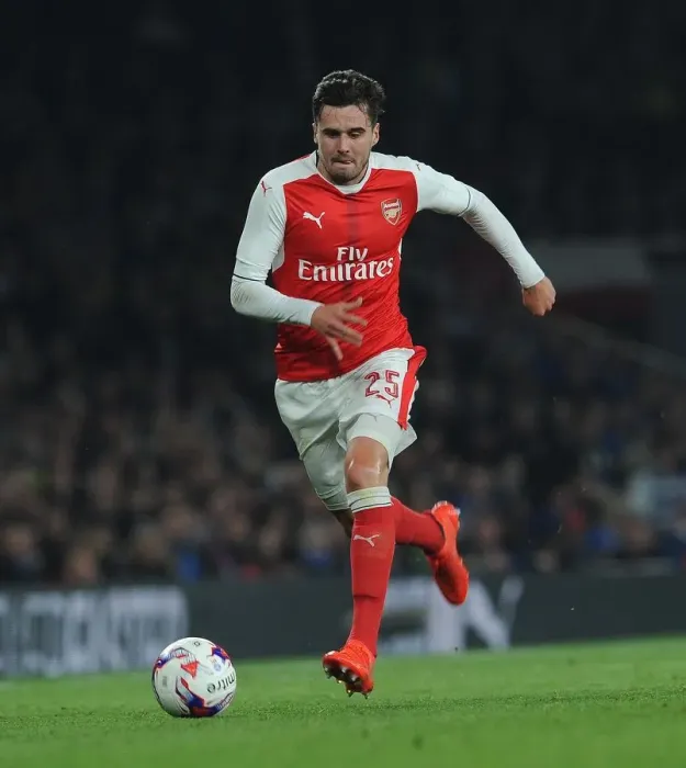 Framed Print : Carl Jenkinson (Arsenal). Arsenal 2: 0 Reading. EFL Cup 4th Round. Emirates Stadium