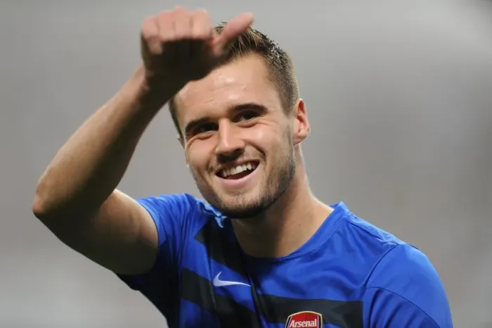 Framed Print : Carl Jenkinson at Arsenal's Pre-Season Training in Japan (2013) - Urawa Red Diamonds vs Arsenal