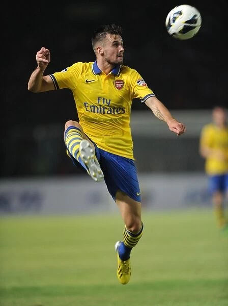 Carl Jenkinson Faces Off Against Indonesia All-Stars in 2013-14 Pre-Season Match