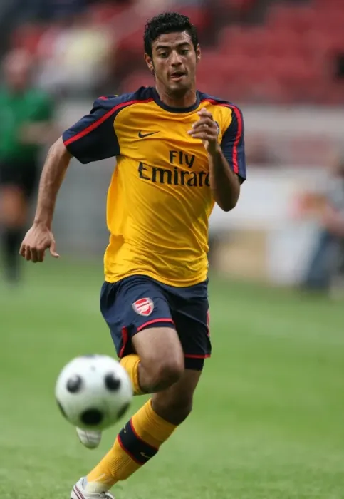 Framed Print : Carlos Vela in Action for Arsenal against Seville at the Amsterdam Tournament, 2008 Framed Print : Carlos Vela in Action for Arsenal against Seville at the Amsterdam Tournament, 2008