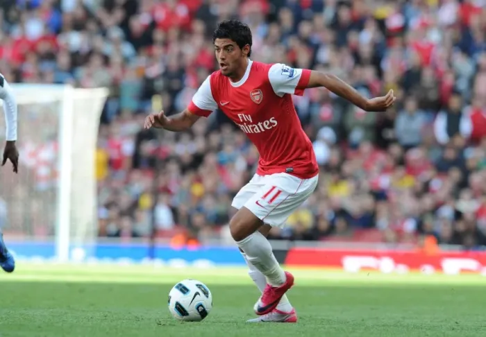 Framed Print : Carlos Vela (Arsenal). Arsenal 2: 3 West Bromwich Albion, Barclays Premier League