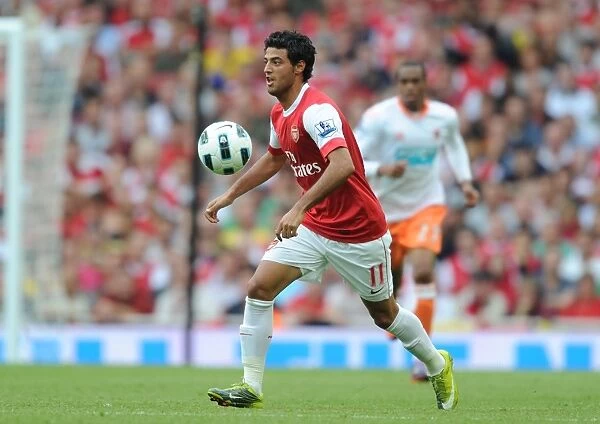 Carlos Vela (Arsenal). Arsenal 6: 0 Blackpool, Barclays Premier League, Emirates Stadium