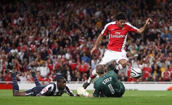 Carlos Vela Scores Arsenal's Second Goal Against West Bromwich Albion in Carling Cup
