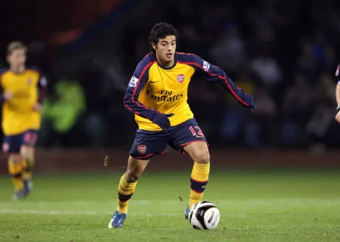 Framed Print : Carlos Vela's Strike: Arsenal's Defeat at Burnley in the Carling Cup Quarterfinals - 2008