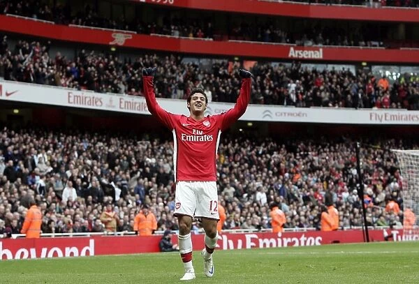 Carlos Vela's Thrilling Goal: Arsenal's Opener in 3:0 FA Cup Victory over Burnley (Emirates Stadium, 8 / 3 / 09)