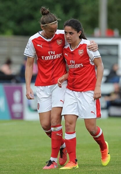 Casey Stoney and Danielle van de Donk (Arsenal Ladies). Arsenal Ladies 2:0 Notts County