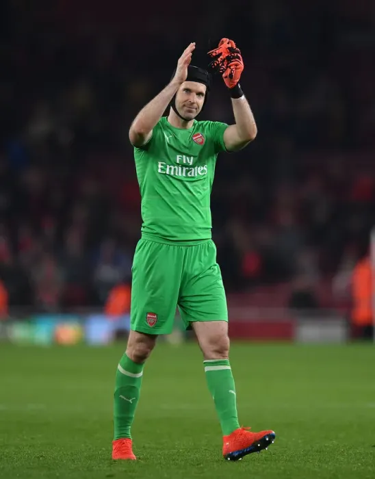 Framed Print : Cech's Emotional Reaction: Arsenal's Europa League Battle against BATE Borisov