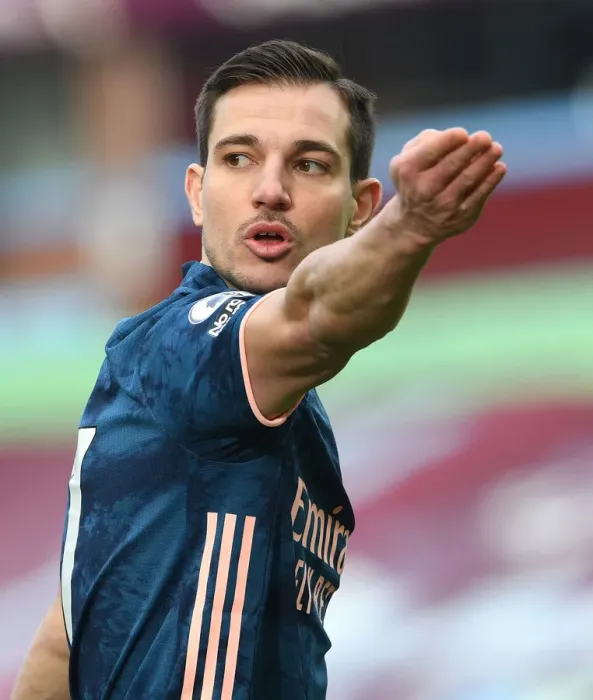 Framed Print : Cedric Soares in Action: Arsenal vs. Aston Villa, Premier League 2020-21
