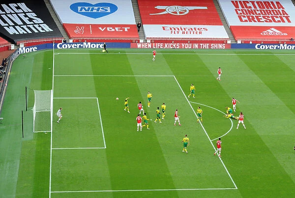 Cedric Soares Scores Arsenal's Fourth Goal: Arsenal 4-0 Norwich City (July 2020)
